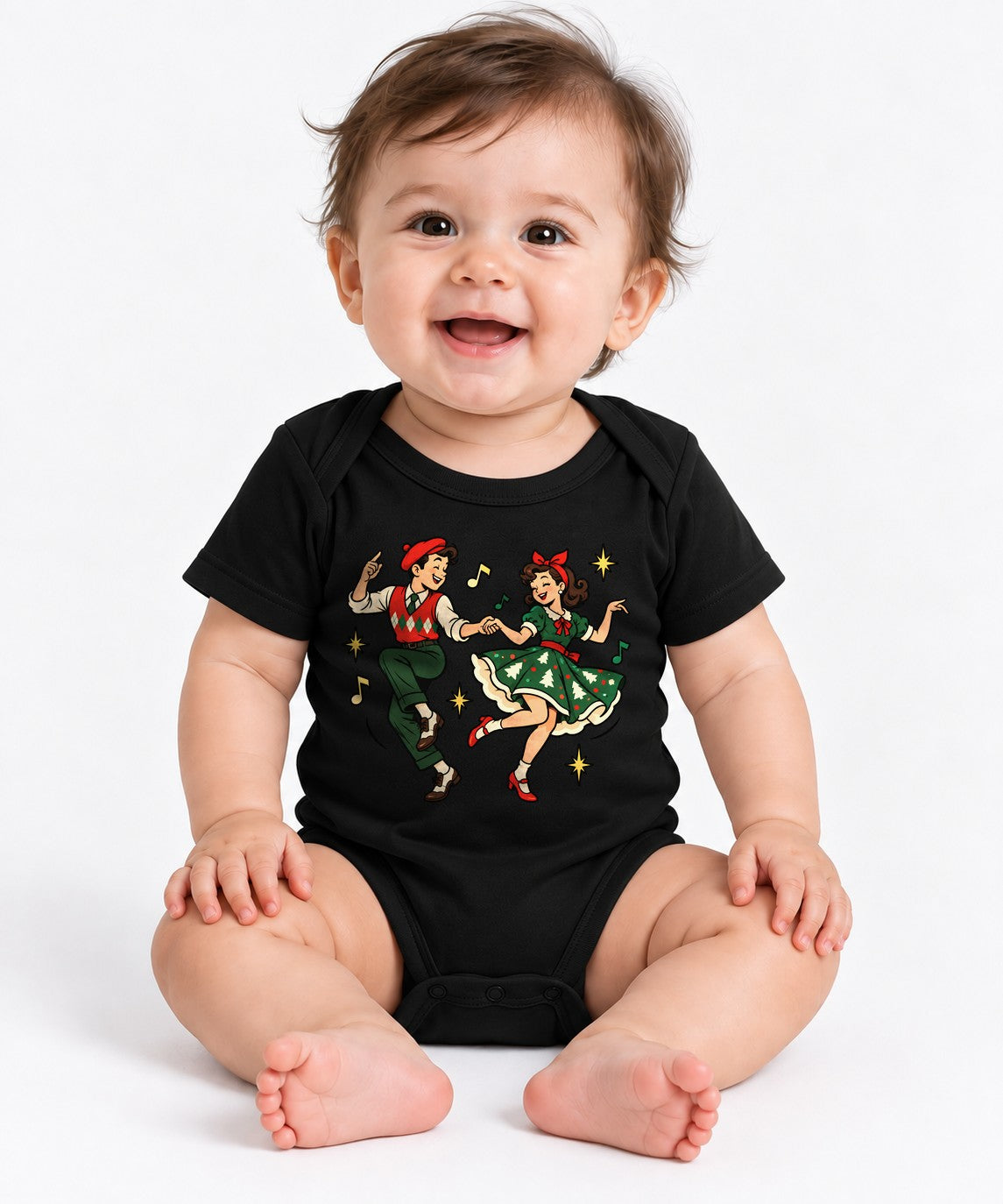 Retro Holiday Dance - Black