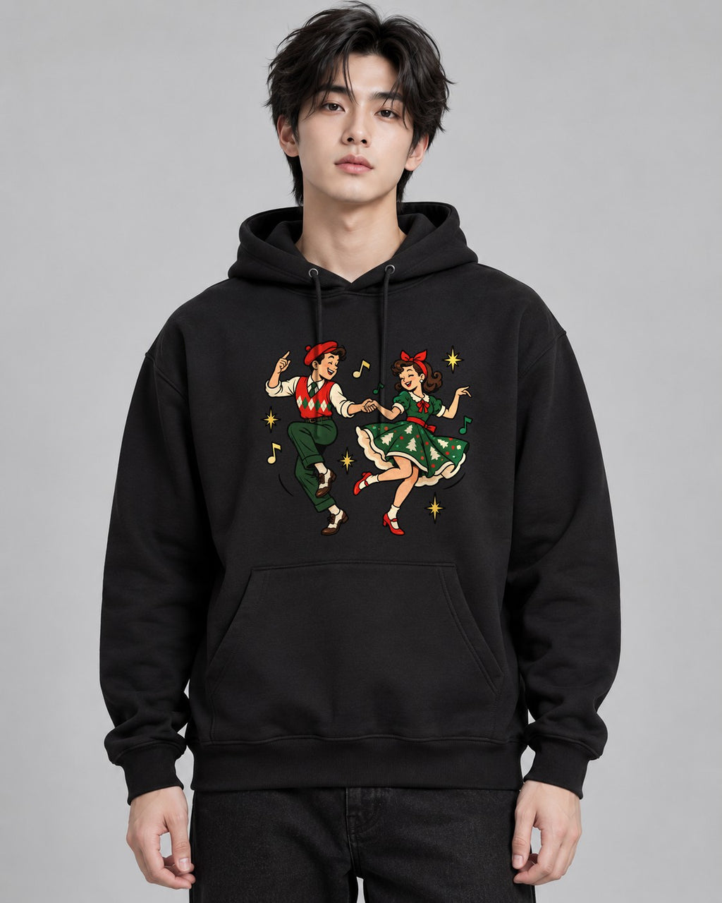 Retro Holiday Dance - Black