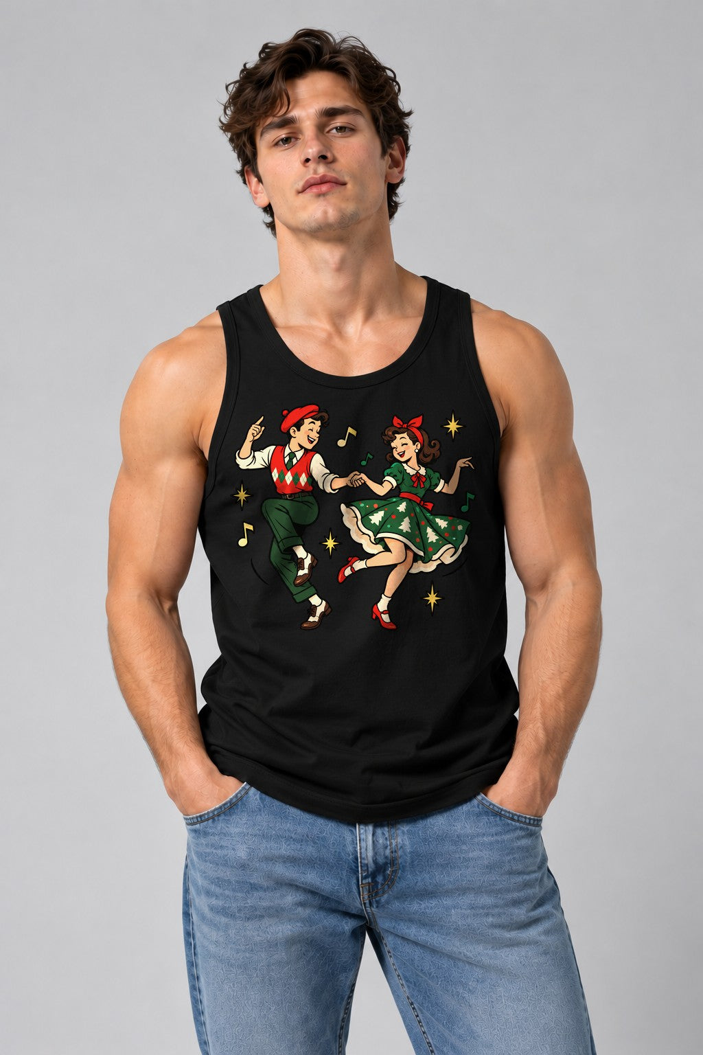 Retro Holiday Dance - Black