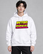 Retro Signal Halftone - White