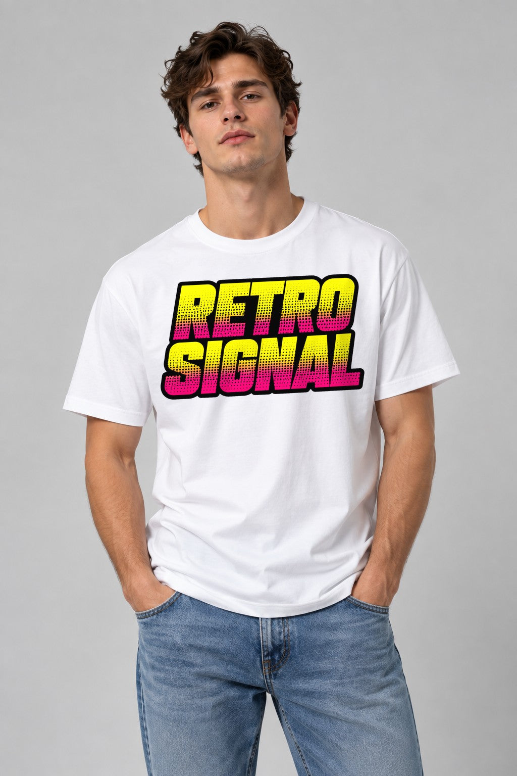 Retro Signal - White