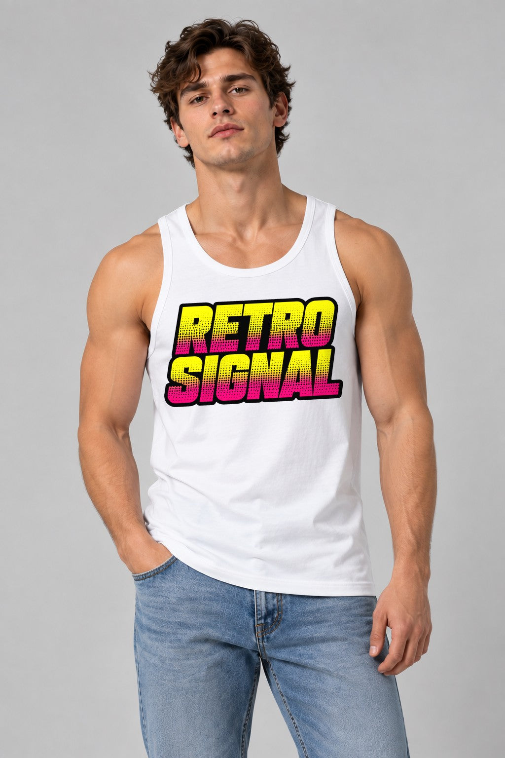 Retro Signal - White
