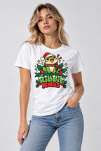 Ribbit Xmas Frog - White