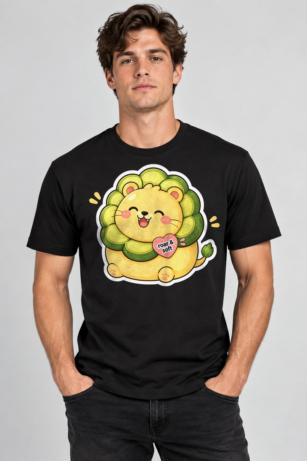 Roar And Soft Lion - Black