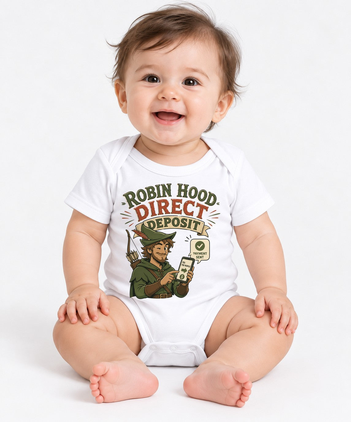 Robin Hood Direct Deposit to the People - White