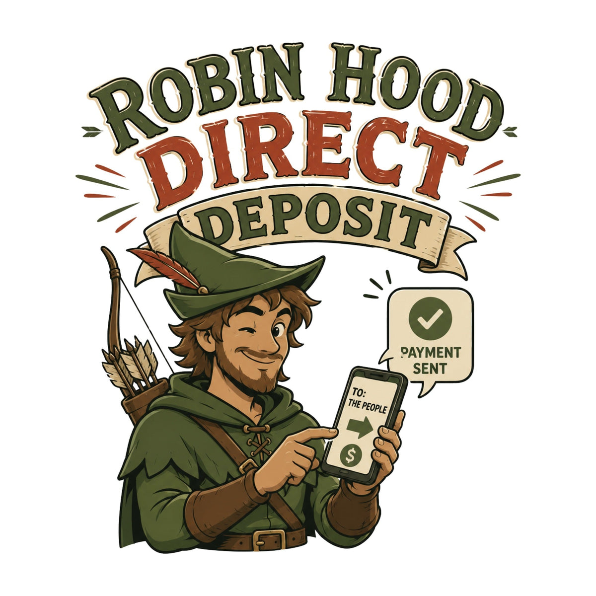 Robin Hood Direct Deposit to the People