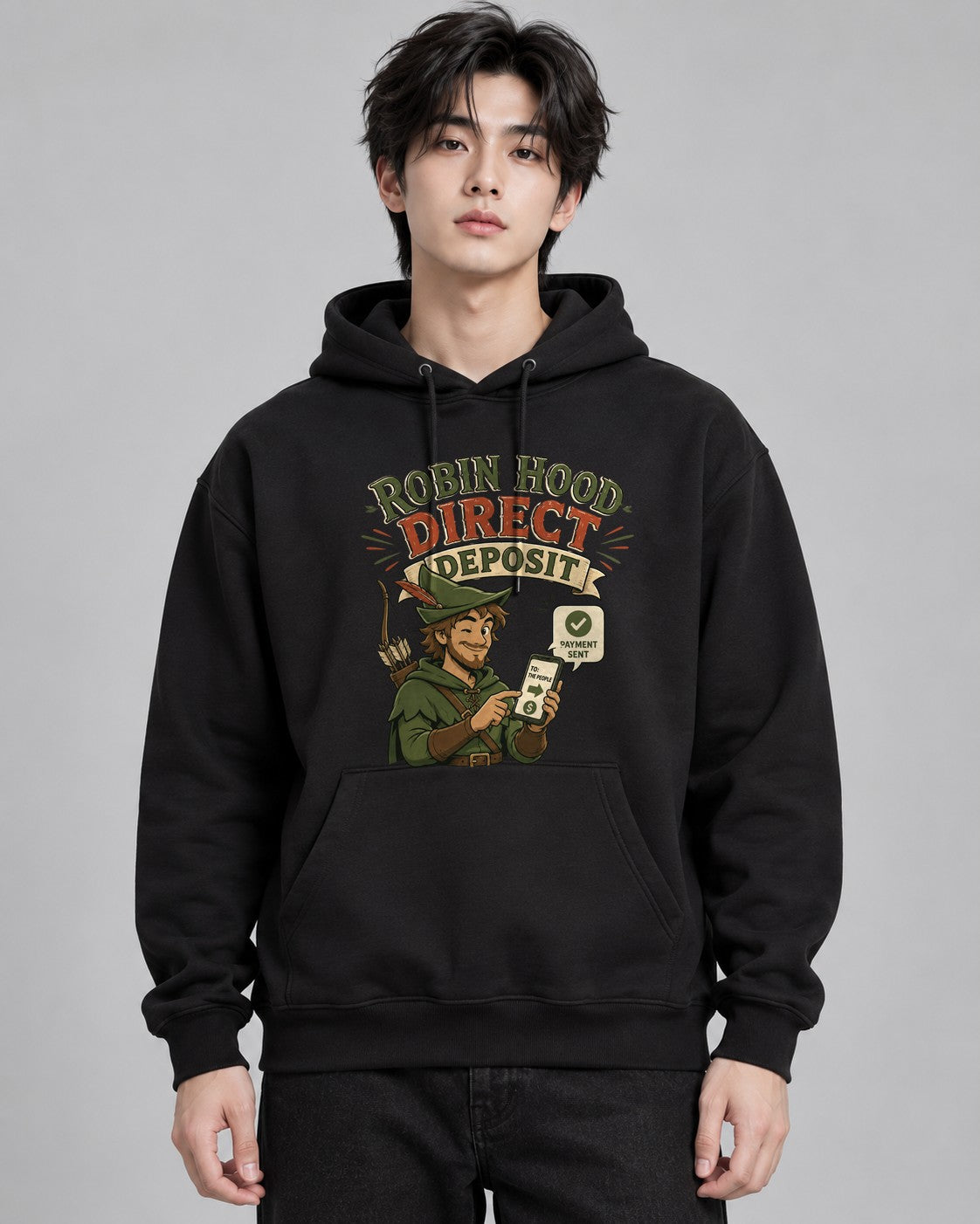 Robin Hood Direct Deposit to the Peo - Black