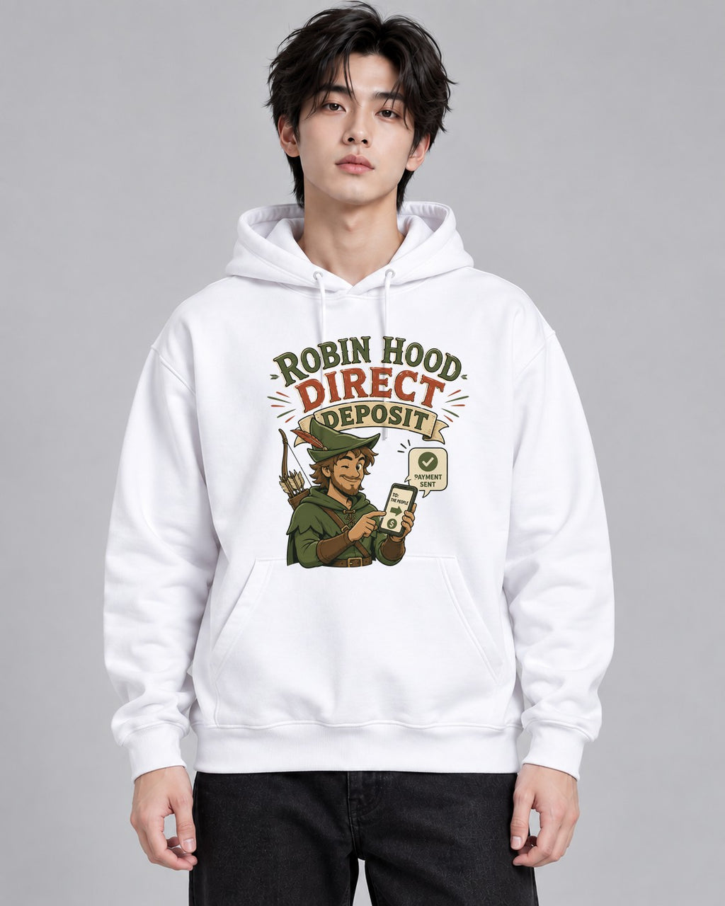 Robin Hood Direct Deposit to the Peo - White