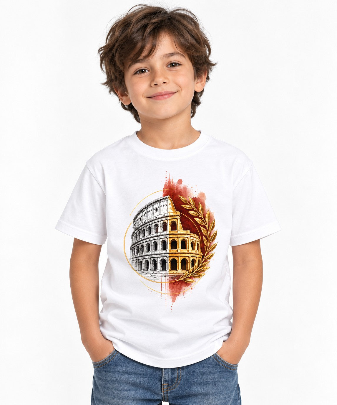 Roman Colosseum Glory - White