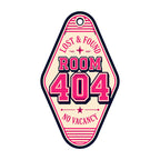 Room 404 Lost & Found Vintage Hotel Key Tag Retro Motel Tee