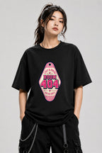 Room 404 Lost & Found Vintage Hotel Key Tag Retro Motel Tee - Black