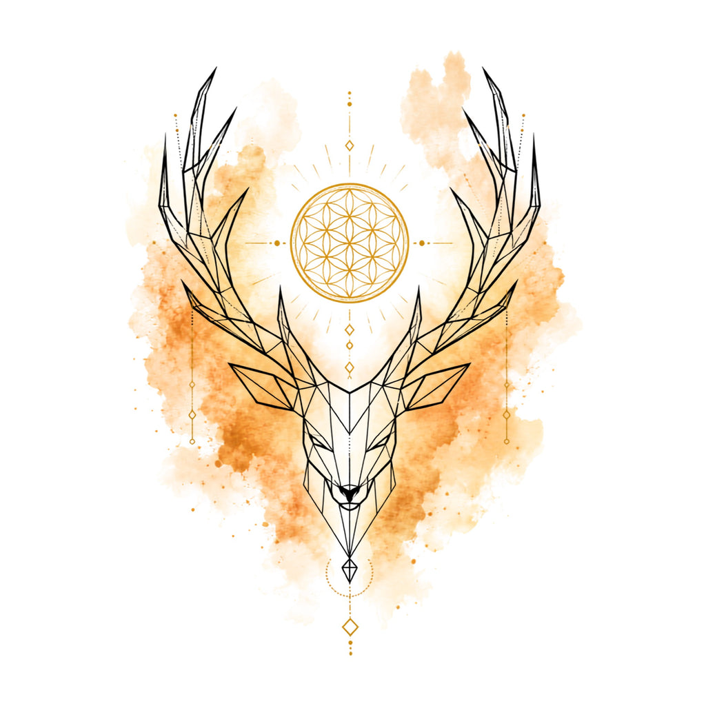 Sacred Geometry Deer