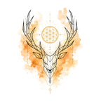 Sacred Geometry Deer