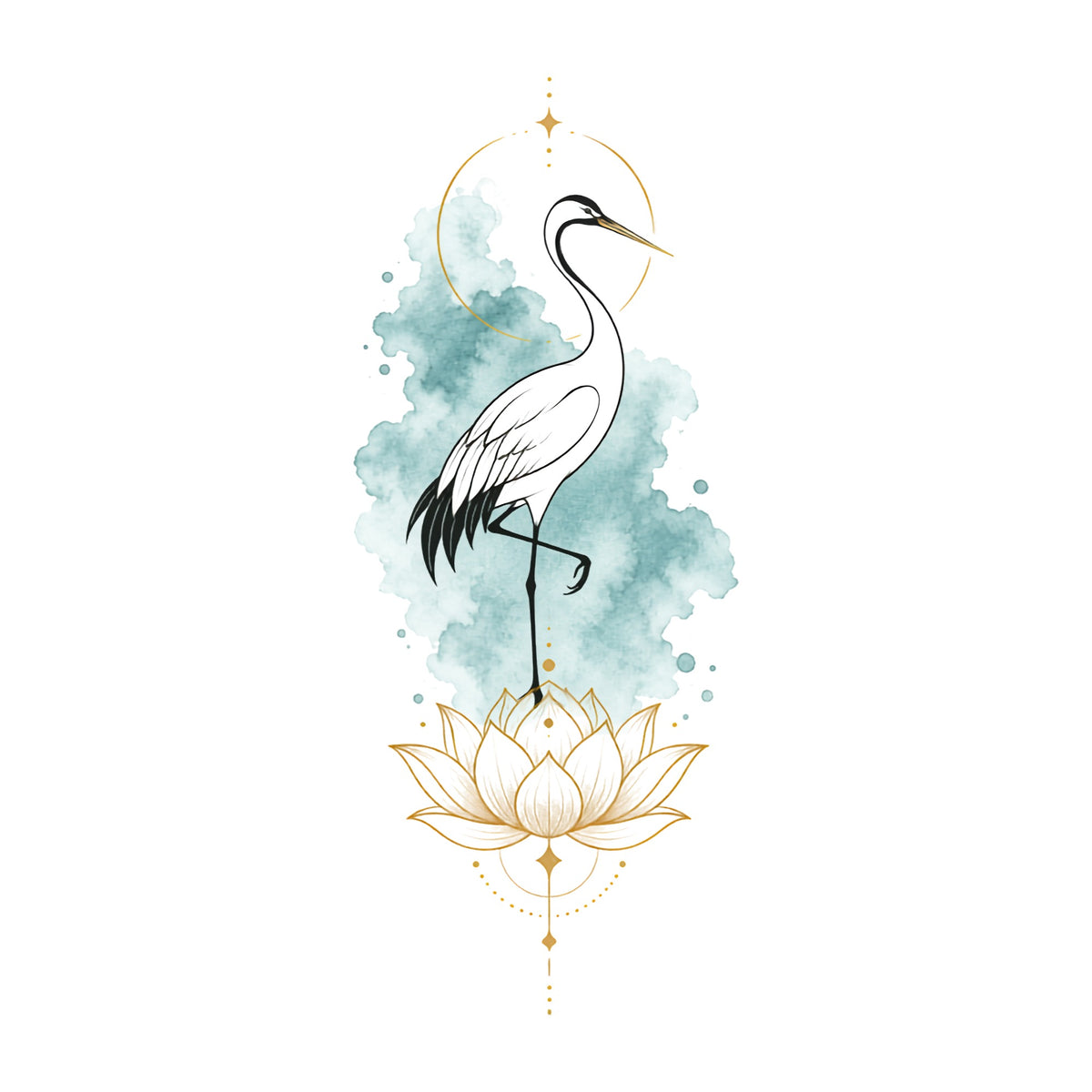 Sacred Heron Lotus