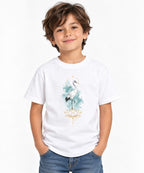 Sacred Heron Lotus - White