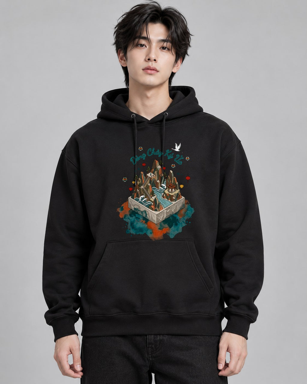 Sacred Mountain Haven - Black
