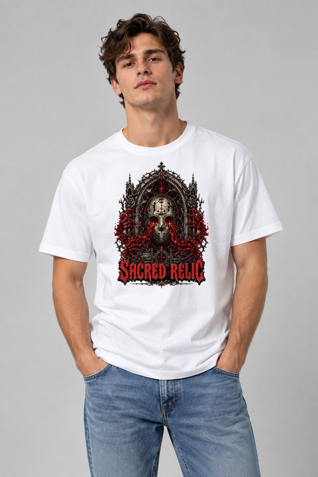 Sacred Relic Skull - White