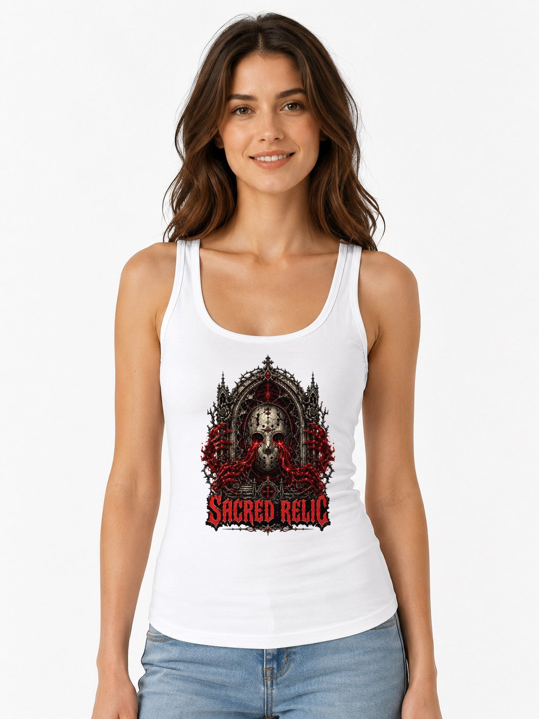 Sacred Relic Skull - White