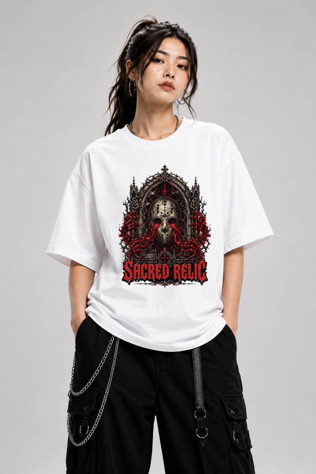 Sacred Relic Skull - White