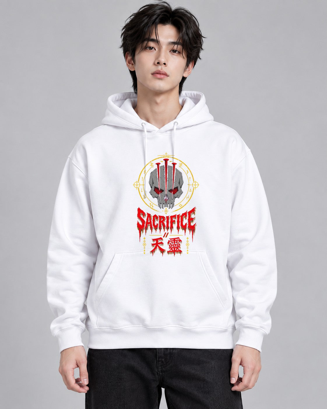 Sacrifice Skull - White