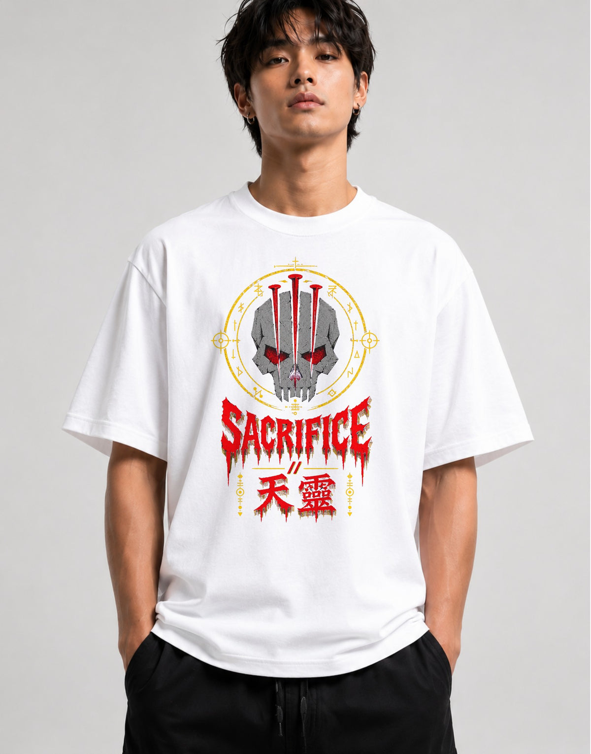 Sacrifice Skull - White