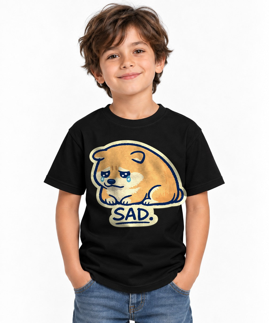Sad Shiba - Black