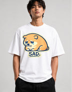 Sad Shiba - White