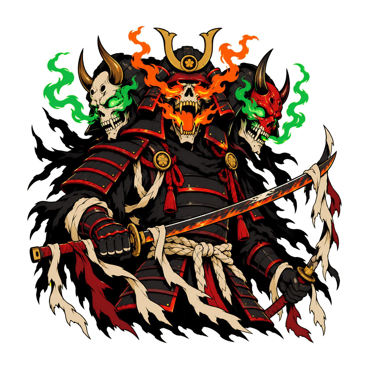 Samurai Skull Warrior