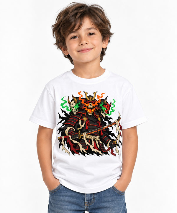 Samurai Skull Warrior - White