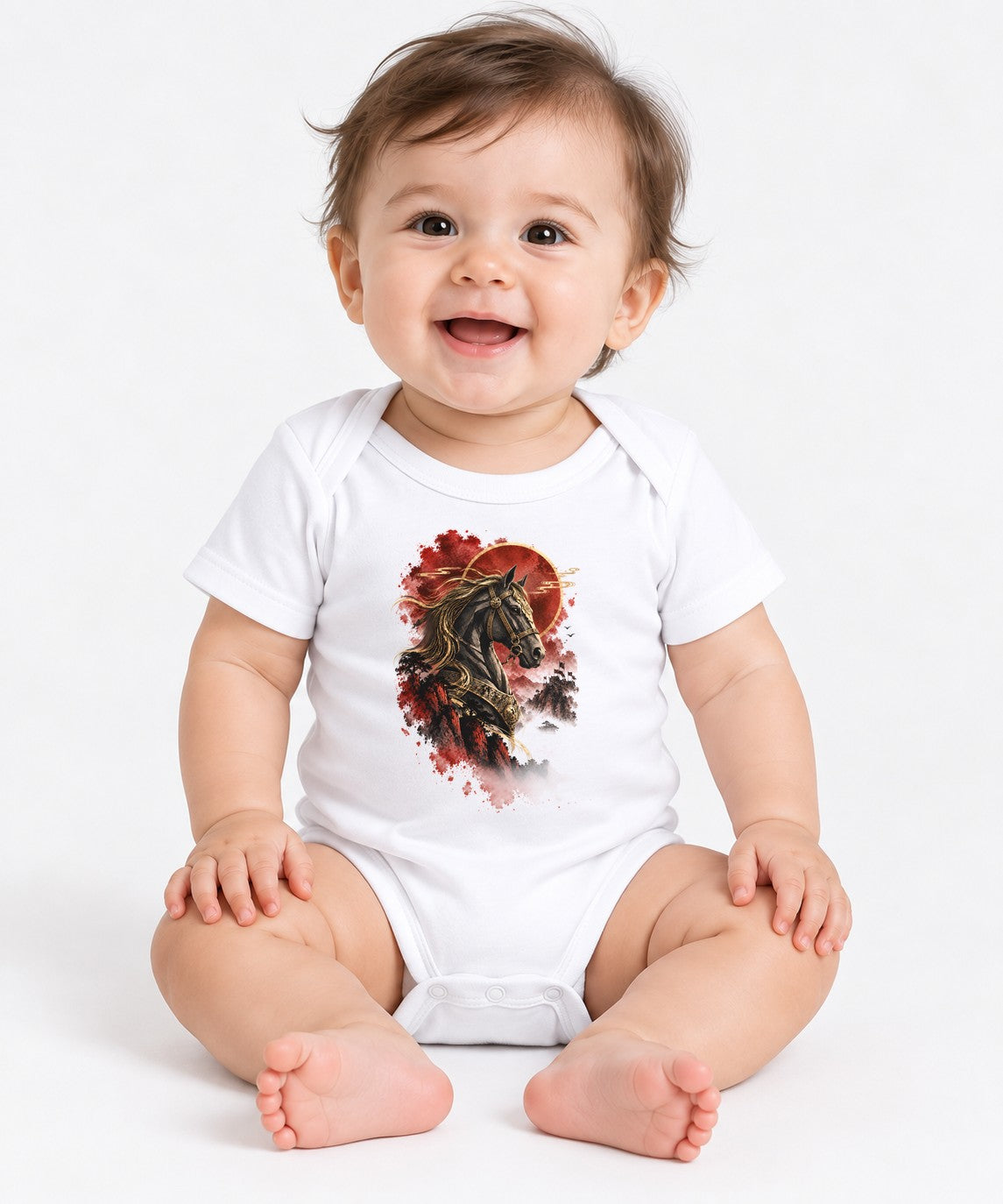 Samurai War Horse - White