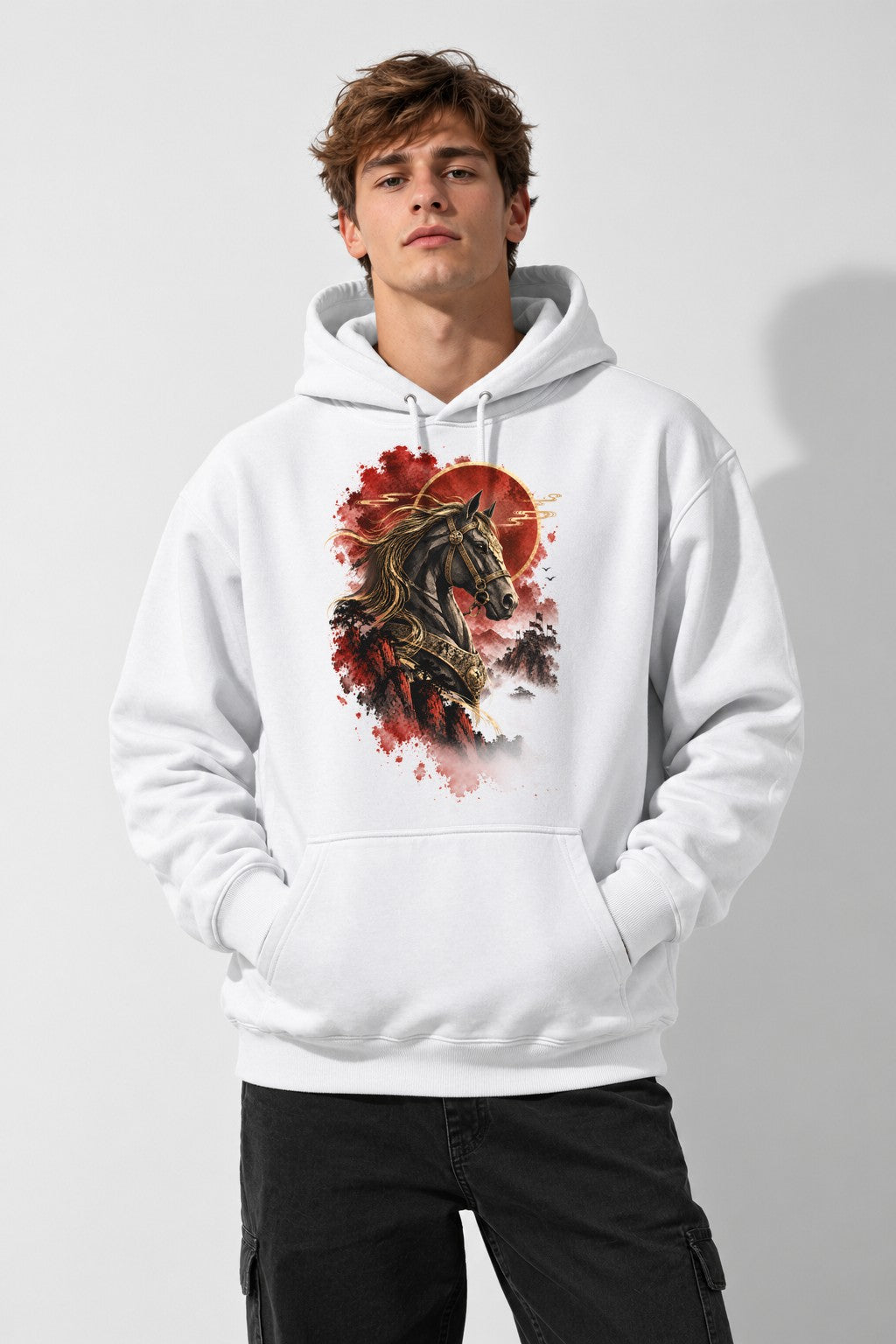 Samurai War Horse - White
