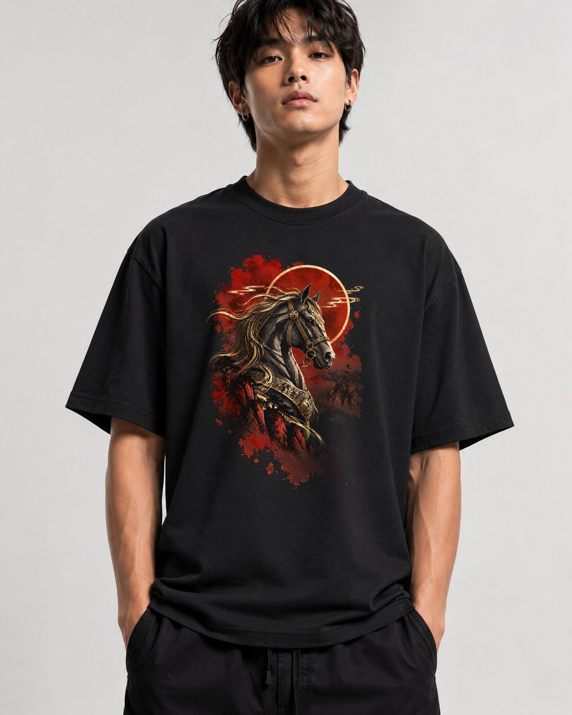 Samurai War Horse - Black