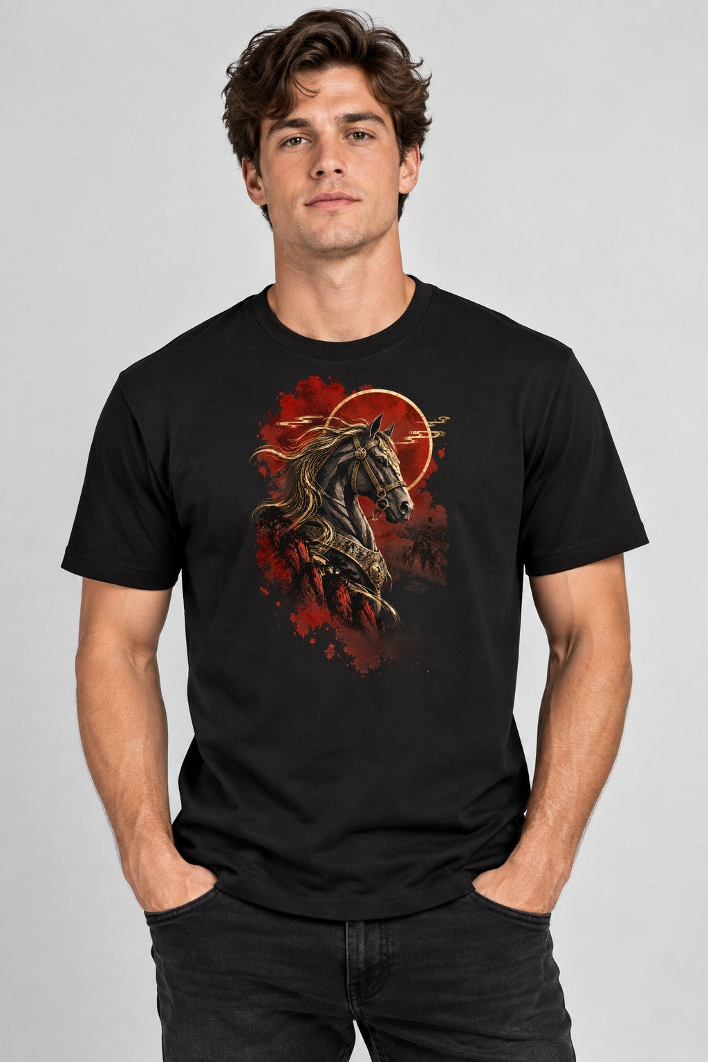 Samurai War Horse - Black