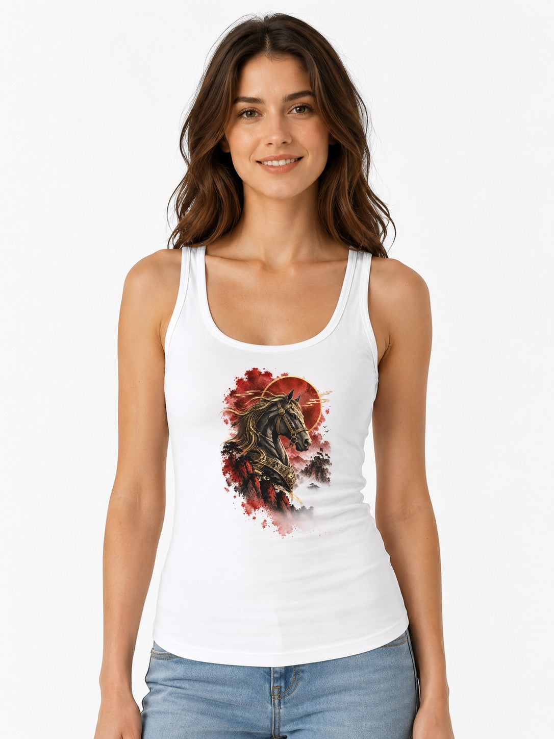 Samurai War Horse - White