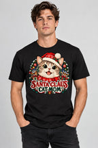 Santa Claus Cat Mom - Black