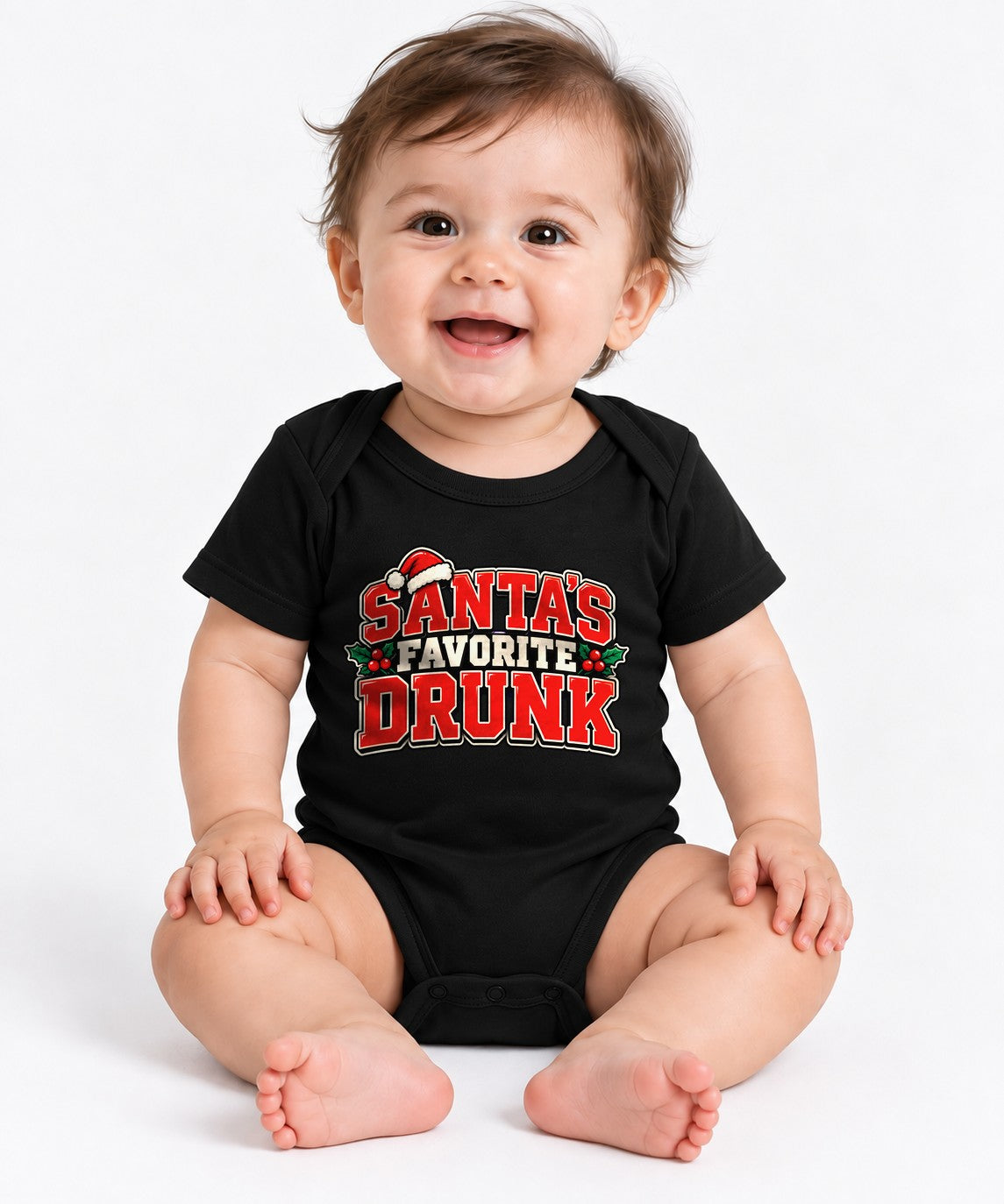 Santa's Favorite Drunk - Black