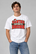 Santa's Favorite Drunk - White