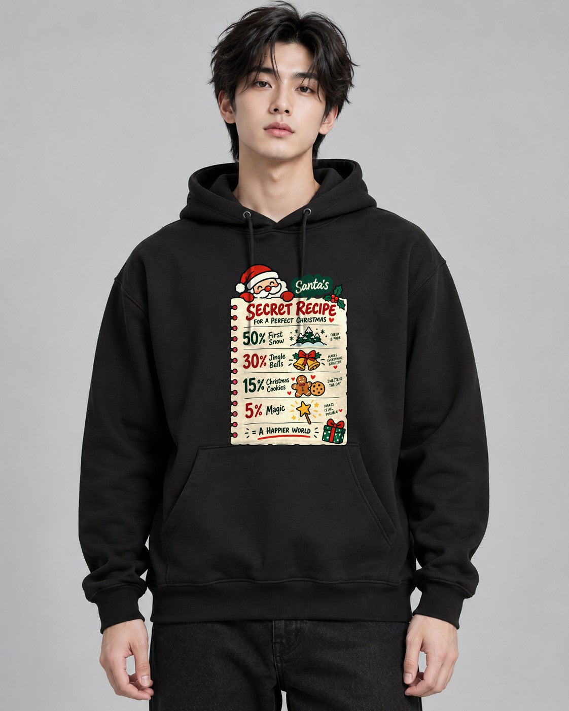 Santa's Secret Recipe - Black