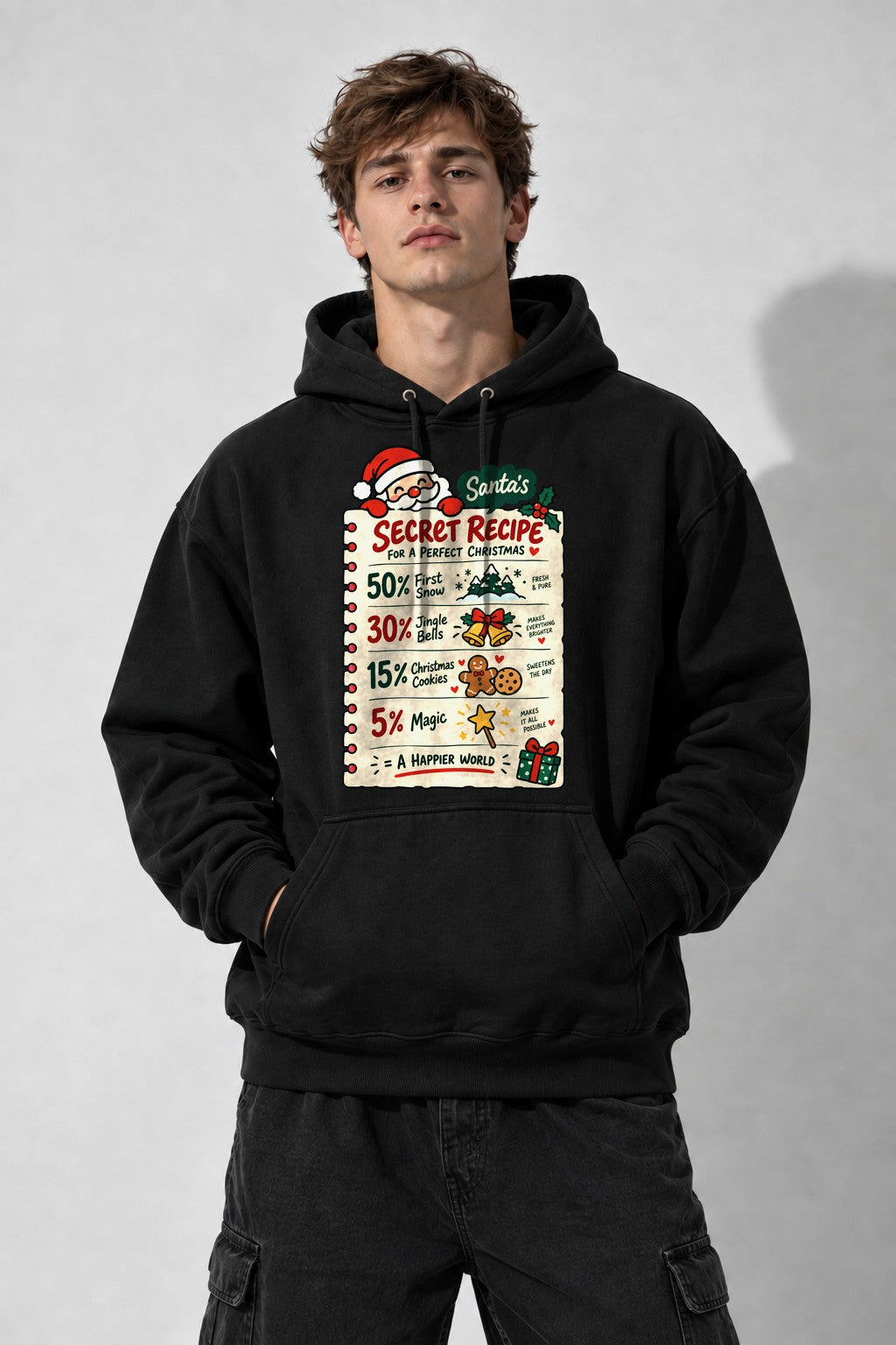 Santa's Secret Recipe - Black