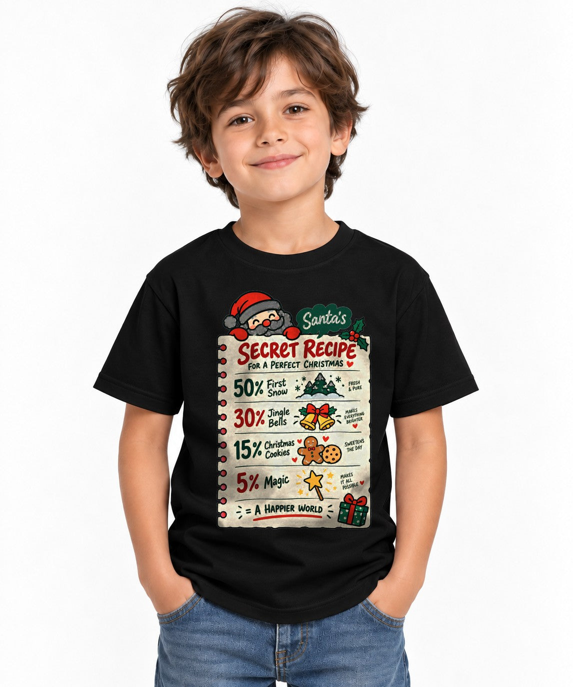 Santa's Secret Recipe - Black