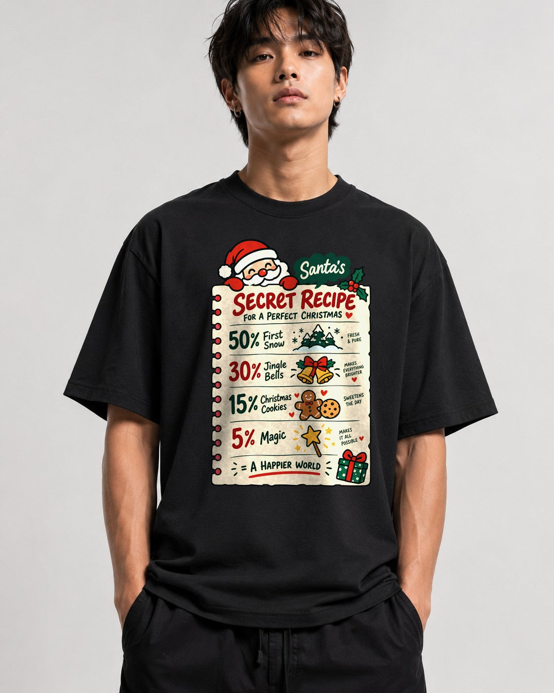 Santa's Secret Recipe - Black