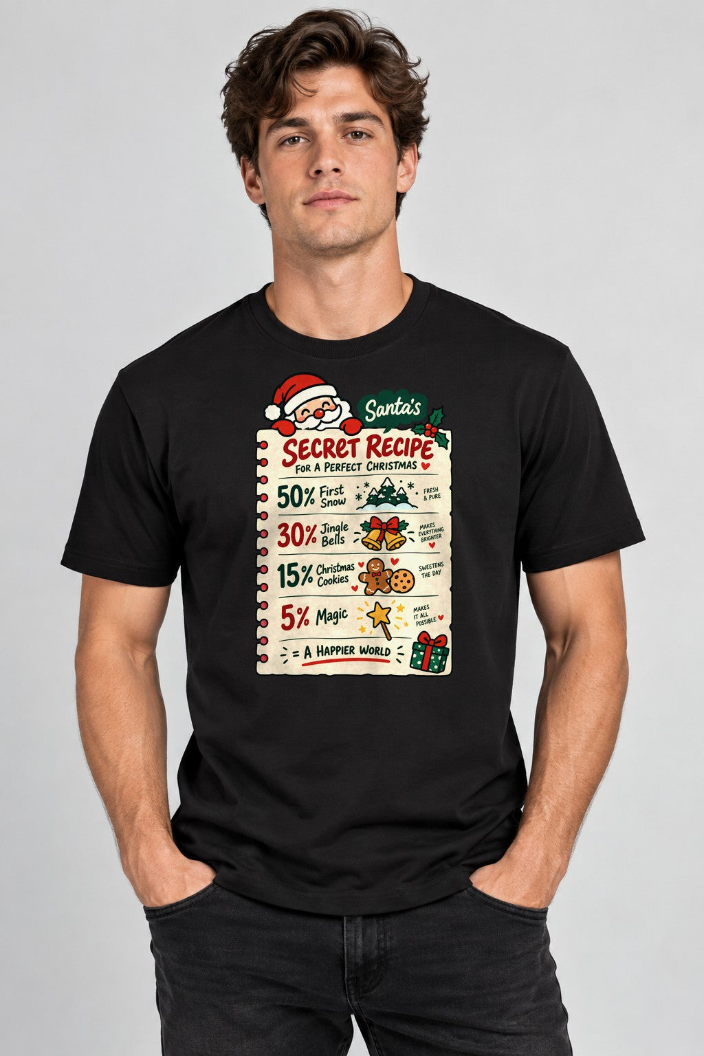 Santa's Secret Recipe - Black