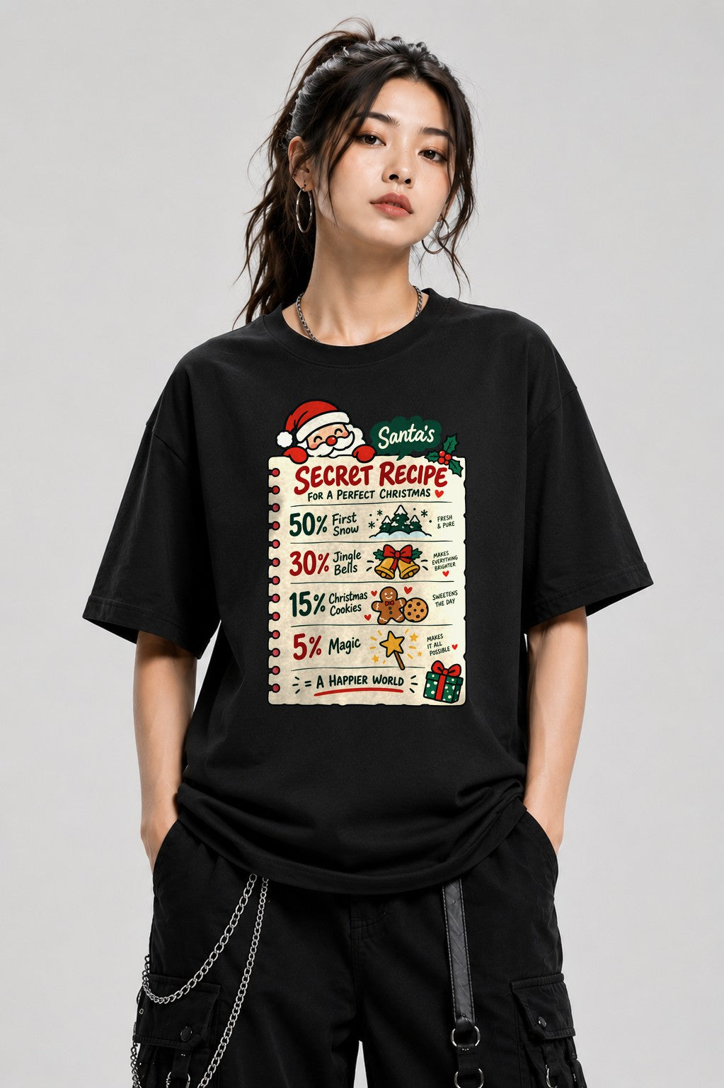 Santa's Secret Recipe - Black