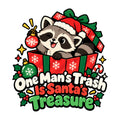 Santa's Treasure Raccoon