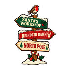 Santa's Workshop Sign