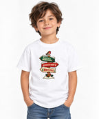 Santa's Workshop Sign - White