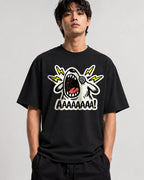 Screaming Lightning Bolt - Black