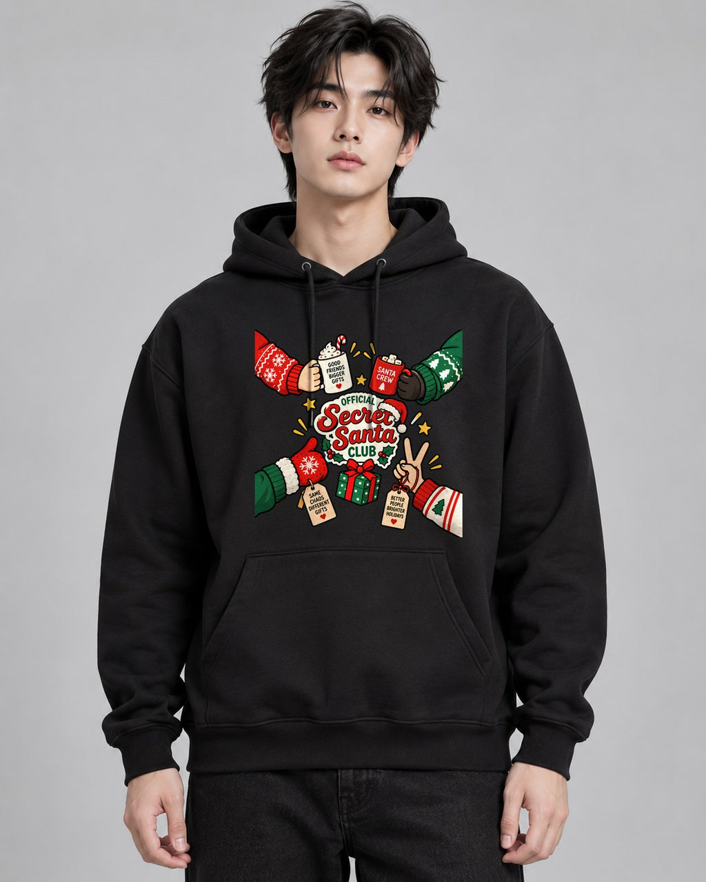 Secret Santa Club - Black