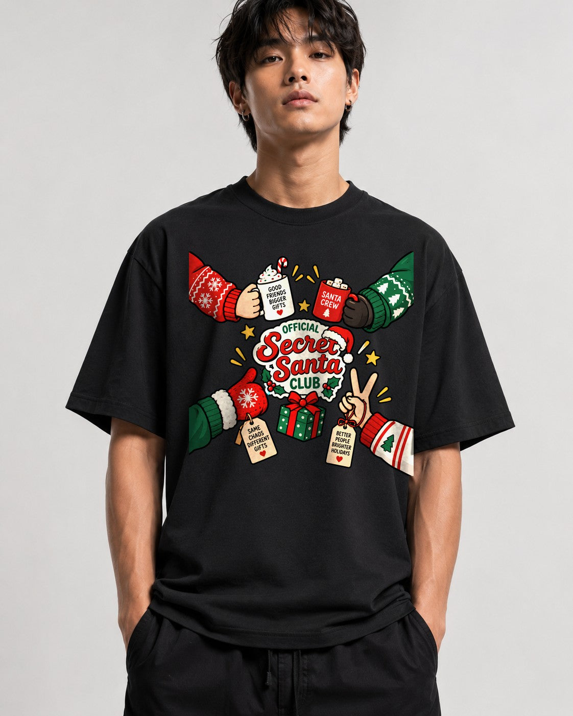 Secret Santa Club - Black