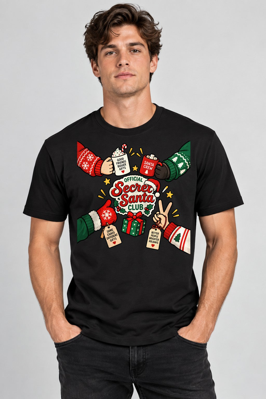 Secret Santa Club - Black